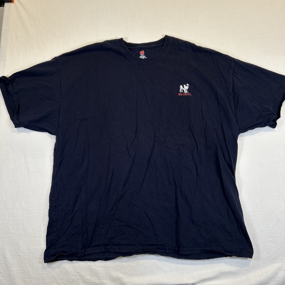 Big Dogs Men's 5XL Black Shirt 'Big Dogs Garage We'll Take A Crack' 100% Cotton - Picture 8 of 10